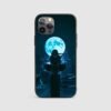 Itachi Uchiha Blue Moon Metal Phone Cover back view