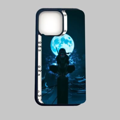 phone case Itachi Uchiha Blue Moon Metal Phone Cover exploded