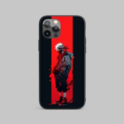 mobile case Kakashi Metal Phone Cover back view