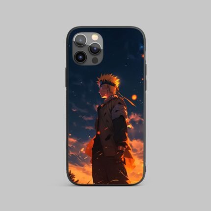 Naruto Aesthetic Metal Phone Cover back view