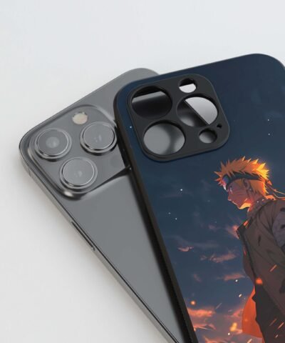 mobile case Naruto Aesthetic Metal Phone Cover side view