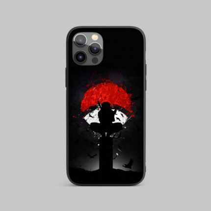 Uchiha Clan Symbol Metal Phone Cover