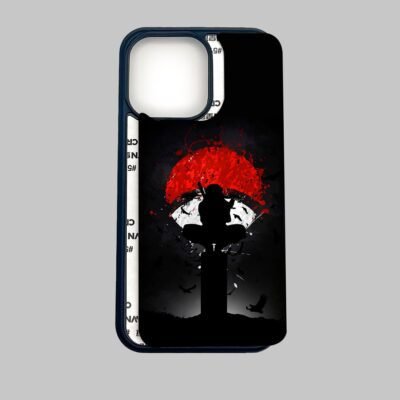 printed cover Uchiha Clan Symbol Metal Phone Cover exploded