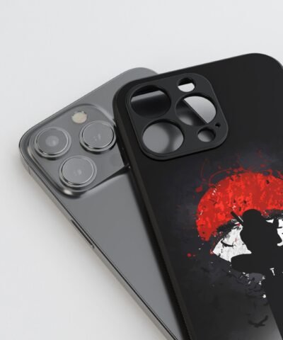 printed case Uchiha Clan Symbol Metal Phone Cover side