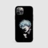 Gojo satoru Sad Silicone Armored Phone Case
