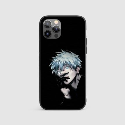 Gojo satoru Sad Silicone Armored Phone Case