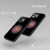 Mandala 3D OM Silicone Armored Phone Case