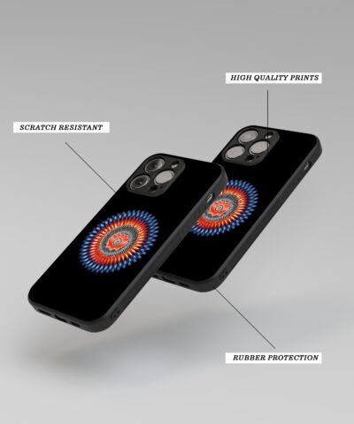 02-min Mandala 3D OM Silicone Armored Phone Case