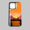 Krillin and Master Roshi Silicone Armored Phone Case