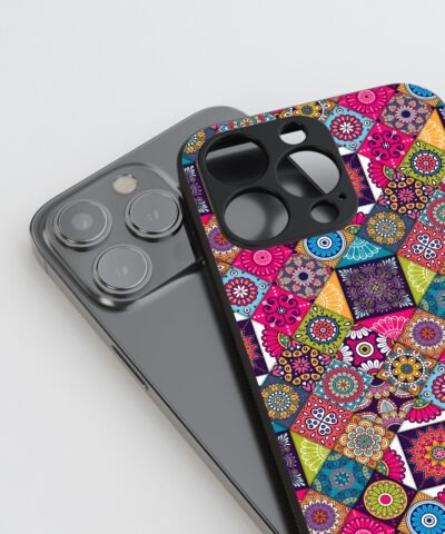 03-min Colorful Ethnic Pattern Silicone Armored Phone Case