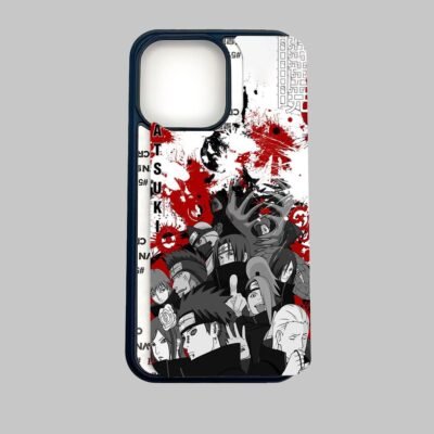 printed cover Akatsuki Silicone Armored Phone Case exploded