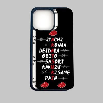 mobile cover Akatsuki Silicone Armored Phone Case Exploded view