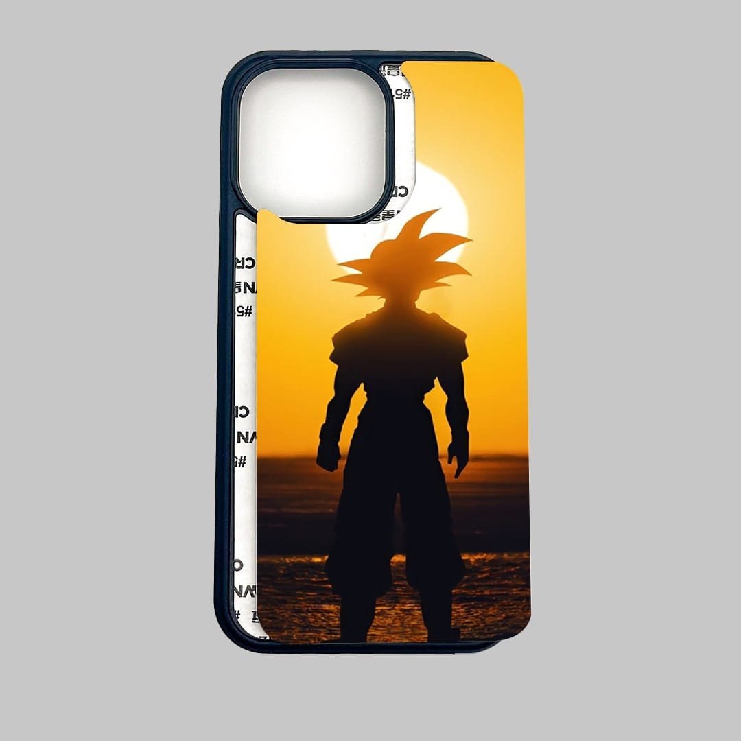 Goku Sunset Silicone Armored Phone Case - Image 2
