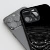 Mandala Art Black Silicone Armored Phone Case