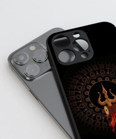 04-min Shiva Trishul Mandala Silicone Armored Phone Case
