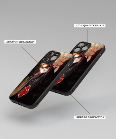 phone cover Naruto Pain Akatsuki Silicone Armored Phone Case angle