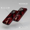 Itachi Uchiha Silicone Armored Phone Case angle view