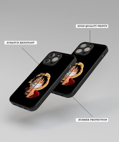 06-min Monkey D Luffy Quote Silicone Armored Phone Case