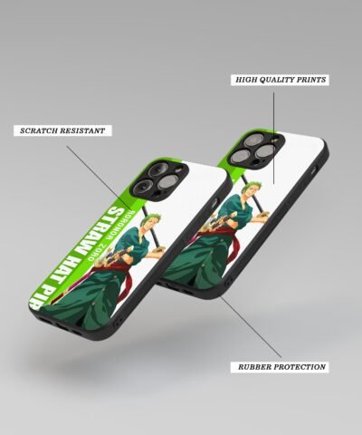 06-min Roronoa Zoro Graphic Silicone Armored Phone Case