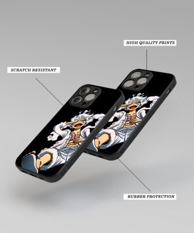 06-min Luffy Nika Sun Silicone Armored Phone Case