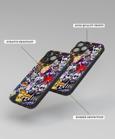 06-min One Piece Sticker Art Silicone Armored Phone Case