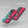 One Piece Luffy Red Blue Silicone Armored Phone Case