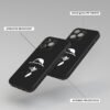 Black Luffy Smile Silicone Armored Phone Case