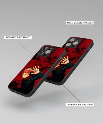 06-min Yuji Itadori Silicone Armored Phone Case
