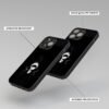 Satoru Black Silicone Armored Phone Case