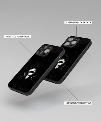 06-min Satoru Black Silicone Armored Phone Case