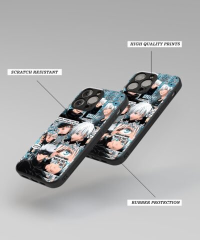 06-min Satoru Collage Silicone Armored Phone Case