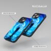 Satoru Blue Silicone Armored Phone Case