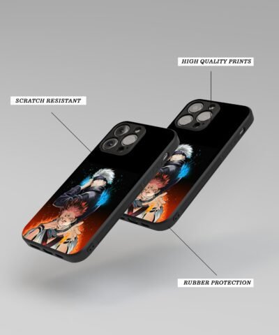 06-min Yuji and Gojo Aesthetic Silicone Armored Phone Case