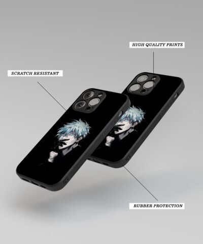 06-min Gojo satoru Sad Silicone Armored Phone Case
