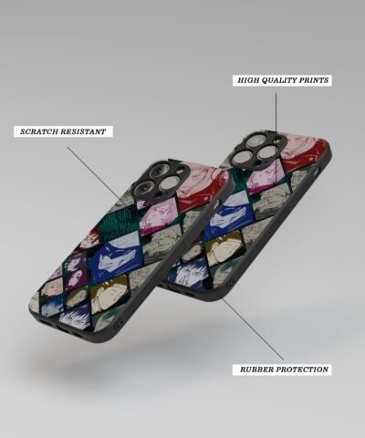 06-min Jujutsu Sukuna with Kaisen Silicone Armored Phone Case