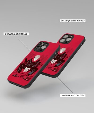 06-min Jujutsu Yuji Silicone Armored Phone Case