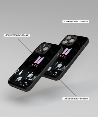 06-min BTS With logo Silicone Armored Phone Case