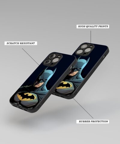 06-min Batman Comic Style Silicone Armored Phone Case