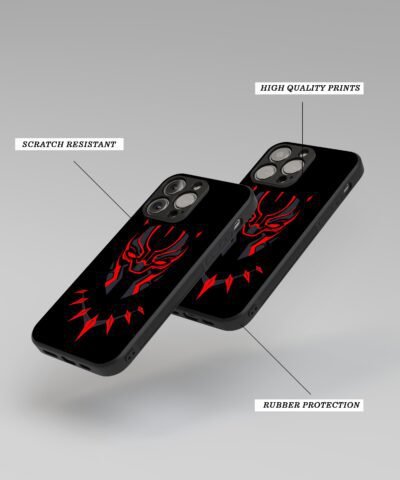 06-min Black Panther Marvel Superheroes Silicone Armored Phone Case