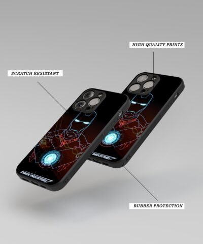06-min Ironman Jarvis Silicone Armored Phone Case