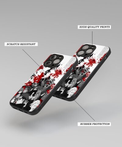 printed case Akatsuki Silicone Armored Phone Case angle