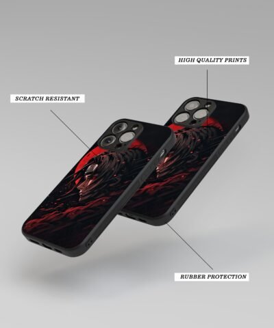 printed case Uchiha Itachi Silicone Armored Phone Case angle