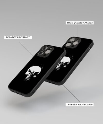 06-min Punisher Skull - Marvel Silicone Armored Phone Case