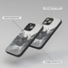 Uchiha Itachi Silicone Armored Phone Case angle view
