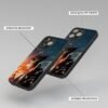 Eren Yeager Lightning Silicone Armored Phone Case