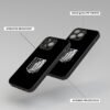 Wings of Freedom black Silicone Armored Phone Case