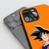 Goku Orange Silicone Armored Phone Case