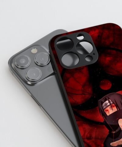 back cover Itachi Uchiha Silicone Armored Phone Case side view
