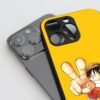 Monkey D Yellow Silicone Armored Phone Case