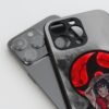 Itachi Uchiha Silicone Armored Phone Case side view